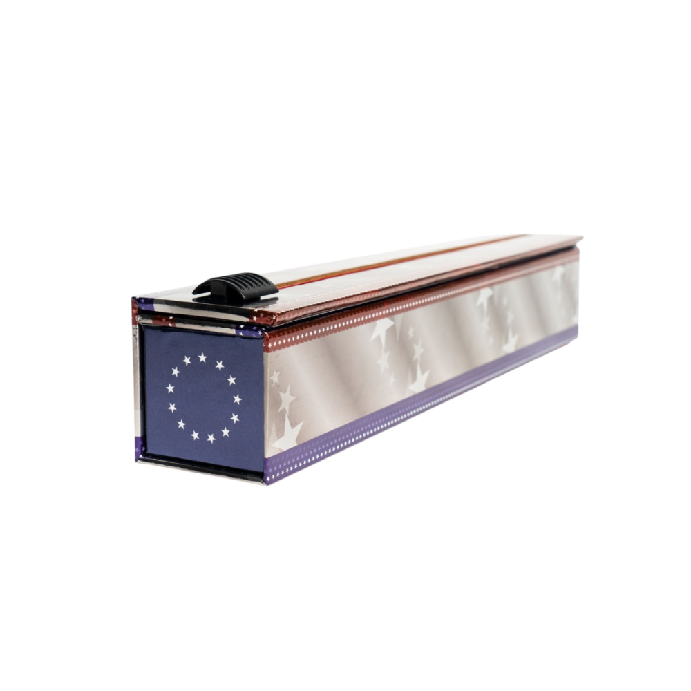 CHIC WRAP ALUMINUM FOIL DISPENSER-RED/WHITE/BLUE