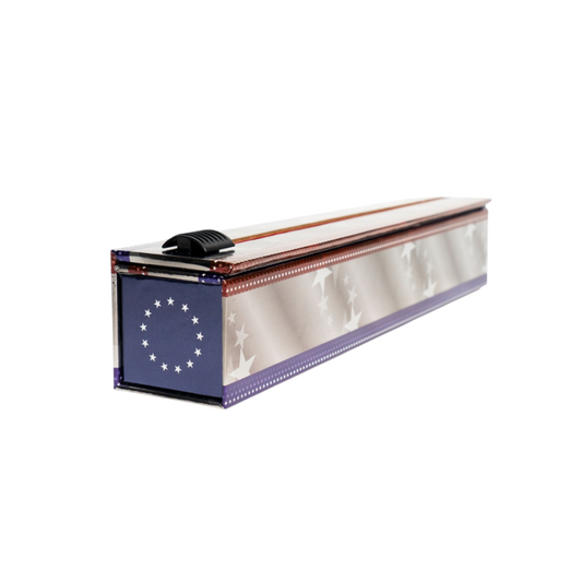 CHIC WRAP ALUMINUM FOIL DISPENSER-RED/WHITE/BLUE