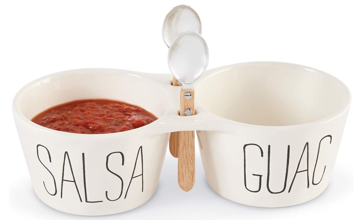 MUD PIE SALSA AND GUAC DOUBLE DIP SET