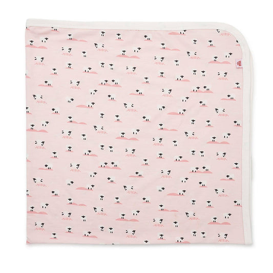 MODAL SWADDLE BLANKET BB BAA-PINK