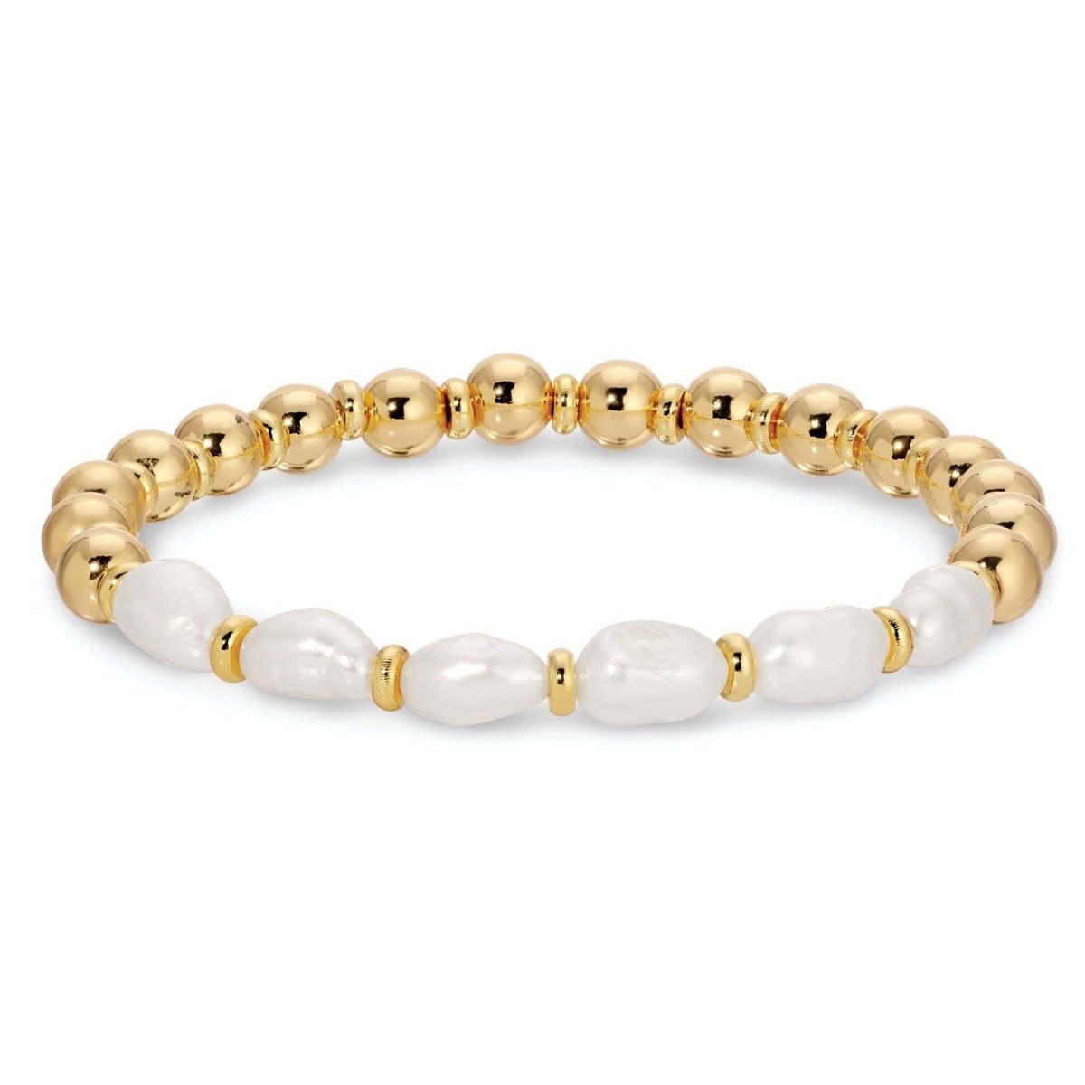 SPLENDID IRIS-STRETCH W/3 PAIRED SET OF 2 OBLONG PEARLS
