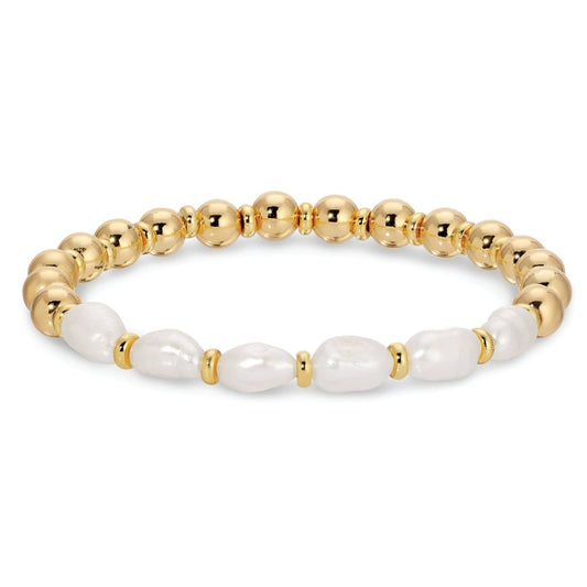 SPLENDID IRIS-STRETCH W/3 PAIRED SET OF 2 OBLONG PEARLS