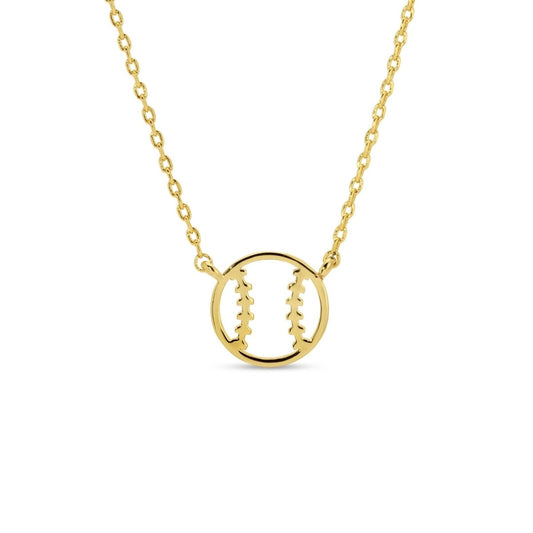 SPLENDID IRIS-BASEBALL/SOFTBALL OUTLINE BRACELET GOLD