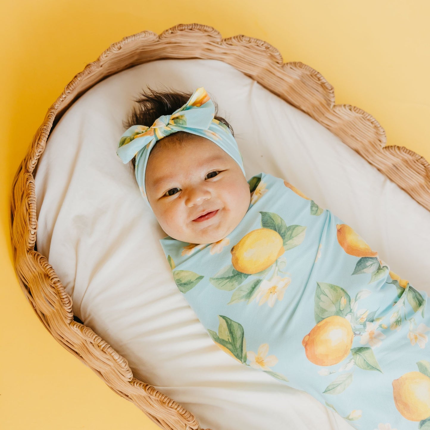 COPPER PEARL KNIT SWADDLE-MELODY