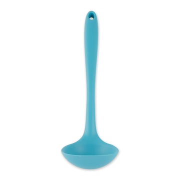 RSVP SILICONE LADLE/TURQ