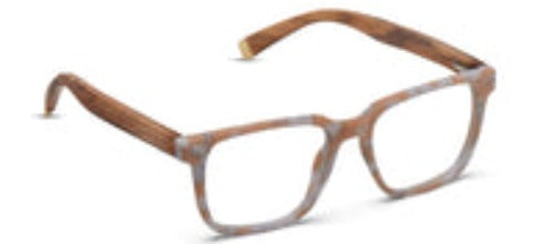 PEEPERS HARVEST - TAN MARBLE /WOOD +2.50