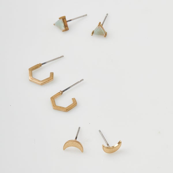 SCOUT ELLA STUD TRIO/GOLD