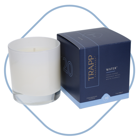 TRAPP CANDLE/WATER/7 OZ