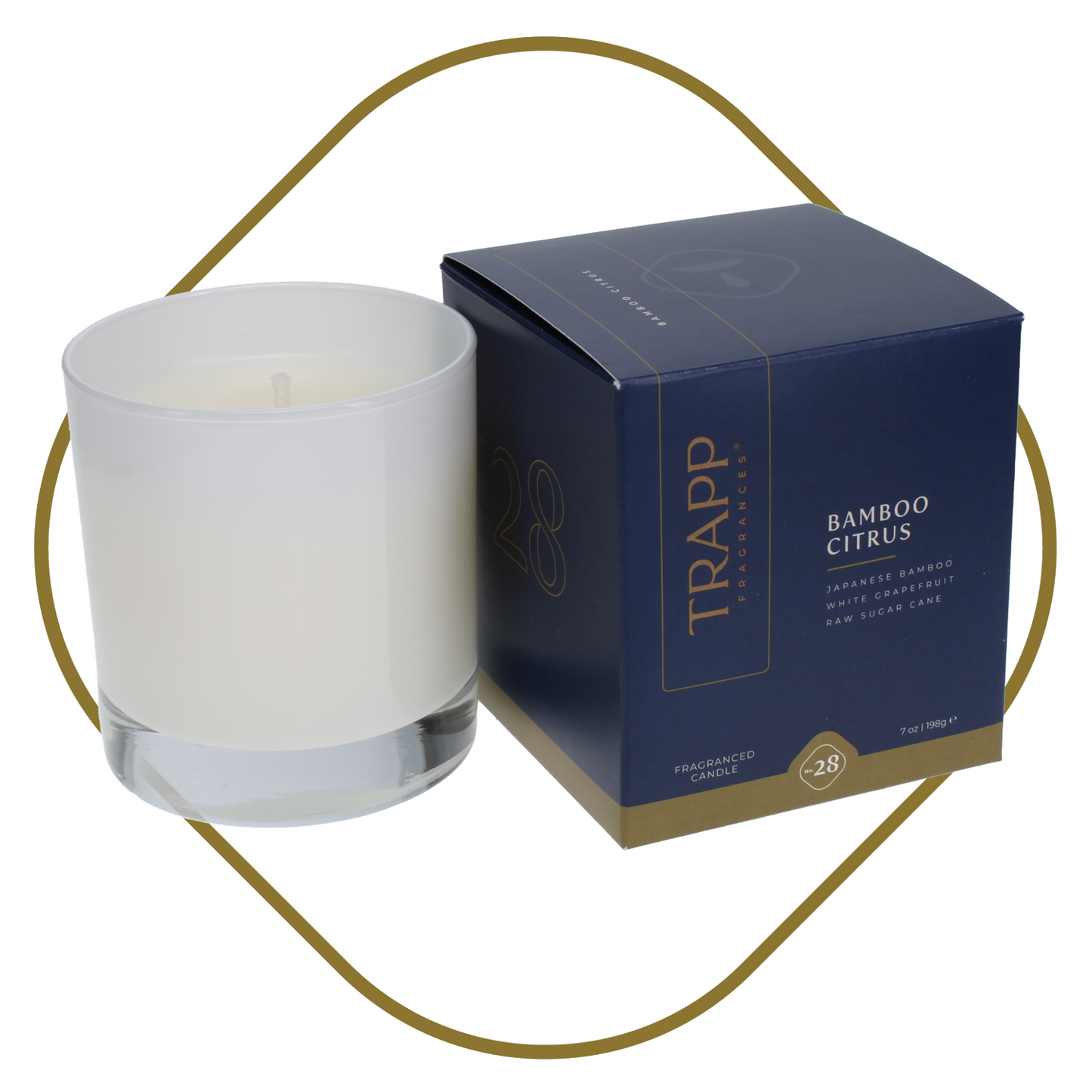 TRAPP CANDLE 7 OZ/ BAMBOO CITRUS