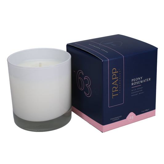 TRAPP CANDLE PEONY ROSEWATER /7 OZ