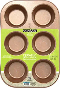 6C MUFFIN PAN-ROSE GOLD
