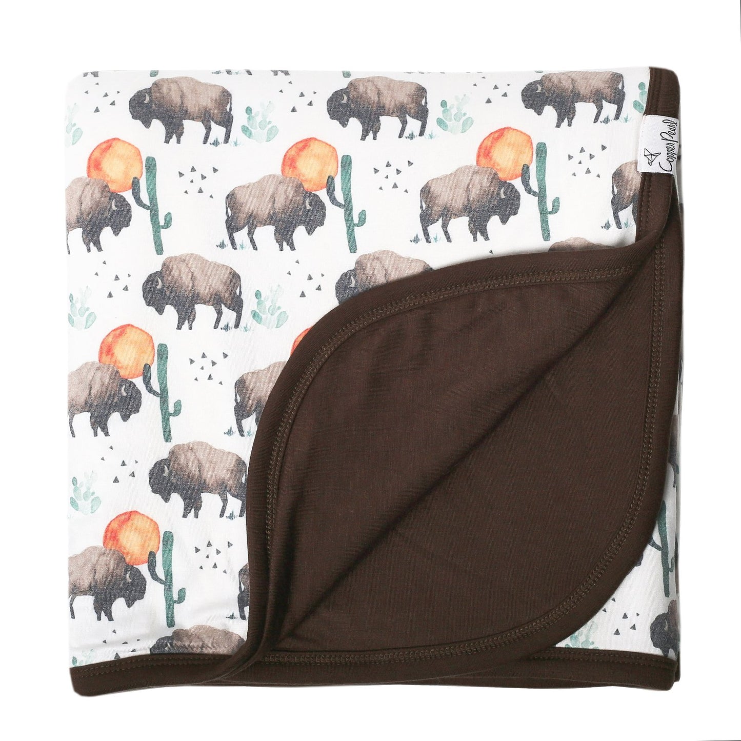 COPPER PEARL 3 LAYER QUILT/BISON