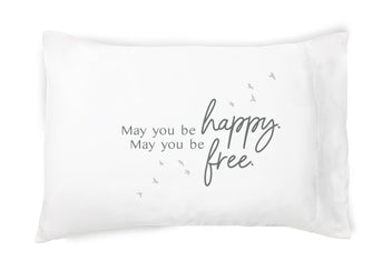 FACEPLANT PILLOWCASE/MAY YOU BE HAPPY