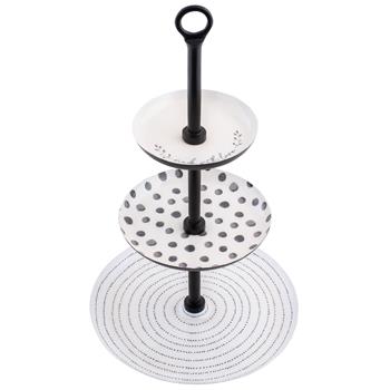 TIERED ENAMEL STAND