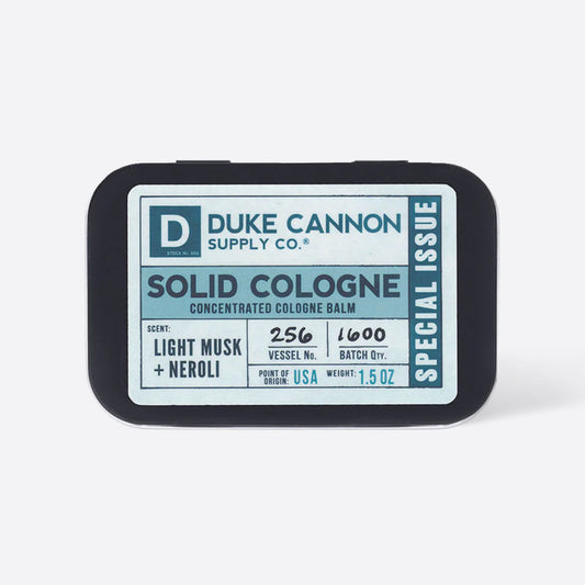 DUKE CANNON-SOLI COLOGNE LT MUSK +NEROLI