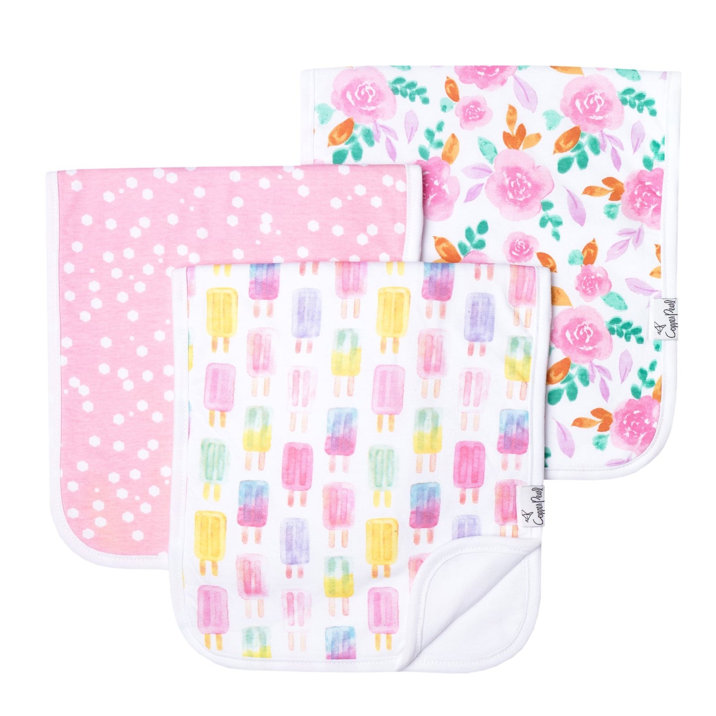 COPPER PEARL BURP CLOTH/SUMMER