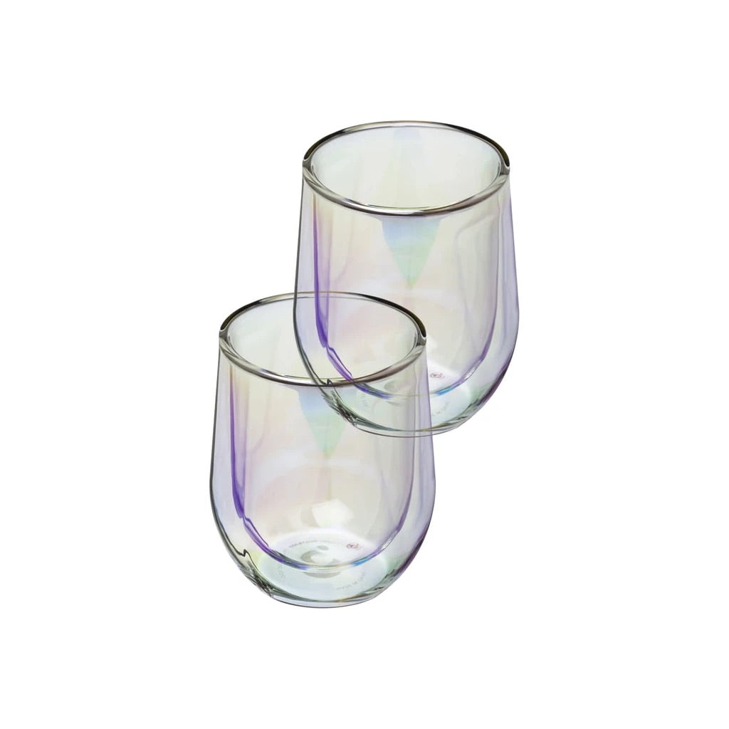 SET OF STEMLESS GLASSES/PRISM