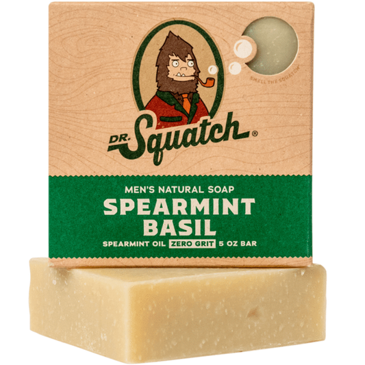 DR. SQUATCH BAR SOAP/SPEARMINT BASIL