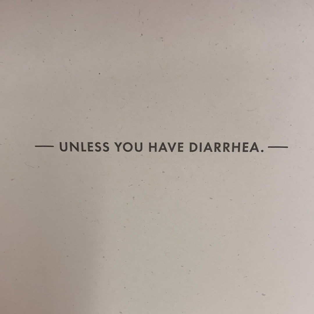 GET WELL/DIARRHEA CARD