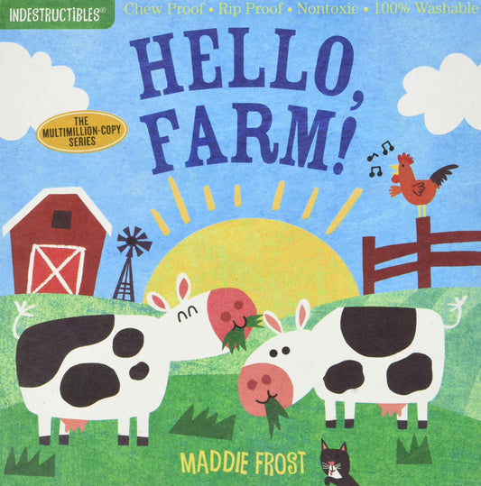 INDESTRUCTIBLES CHILDREN BOOK/HELLO FARM