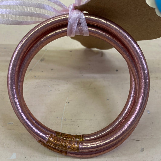 SET OF 3 BUDHA ROSE GOLD BANGLES/SMALL