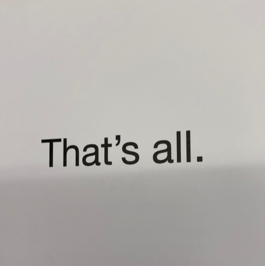 THATS ALL CARDS/CALL YOU BACK