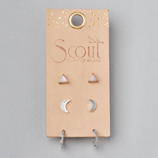 SCOUT ELLA STUD TRIO/SILVER
