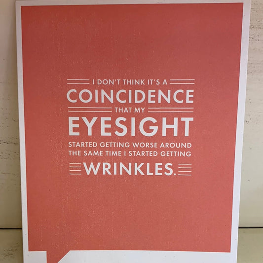 BIRTHDAY/OUT OF FOCUS CARD