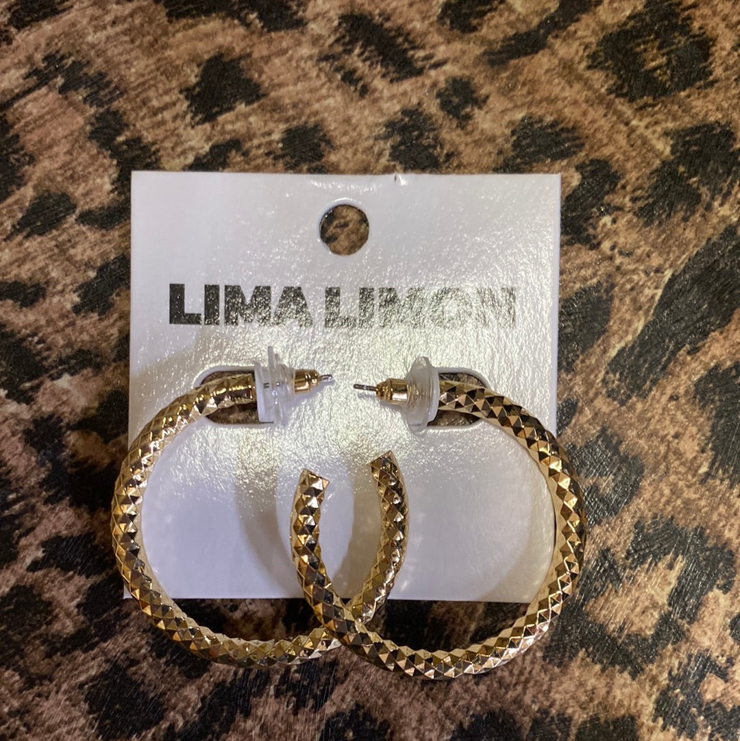 LIMA LIMON GOLD HOOPS