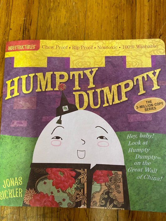 INDESTRUCTIBLES CHILDREN BOOK/HUMPYY DUMPTY