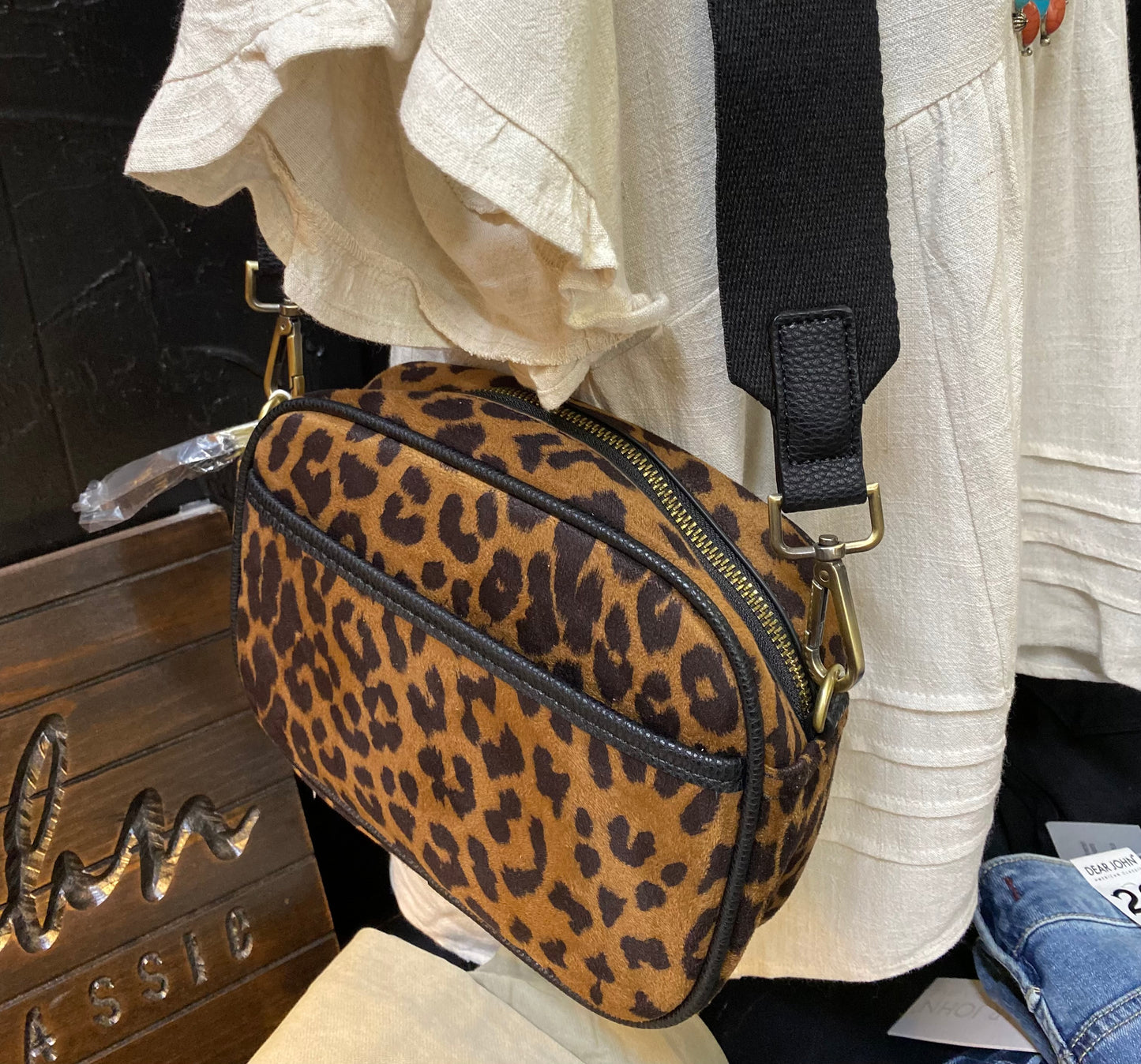 ELLIE CAMERA BAG/LEOPARD
