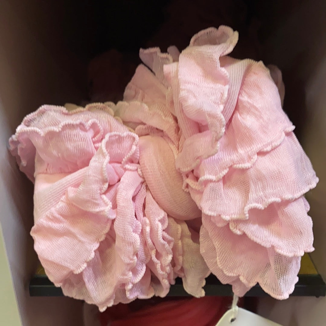 IN AWE BOW/BUBBLEGUM PINK FRILLY