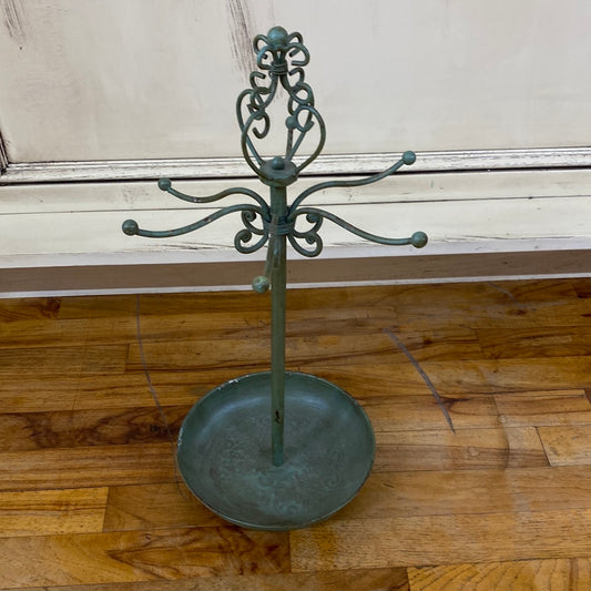 DARK GREEN JEWELRY TREE