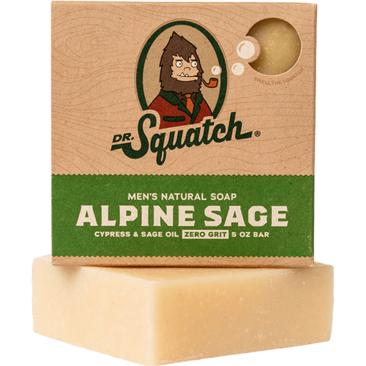DR. SQUATCH  BAR SOAP/ALPINE SAGE