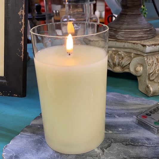 SIMPLY IVORY RADIANCE CANDLE 4X6