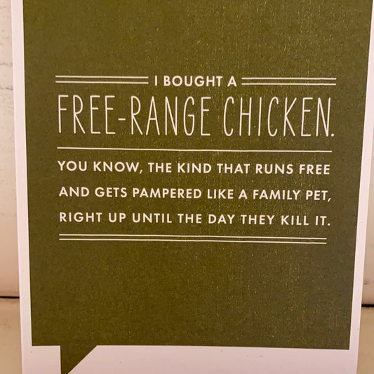 JUST FOR LAUGHS/CHICKEN CARD