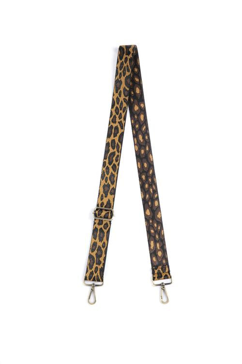 GUITAR STRAP /LEOPARD BROWN