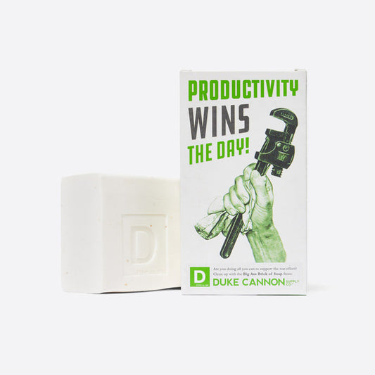 DUKE CANNON SMELL LIKE PRODUCTIVITY SOAP