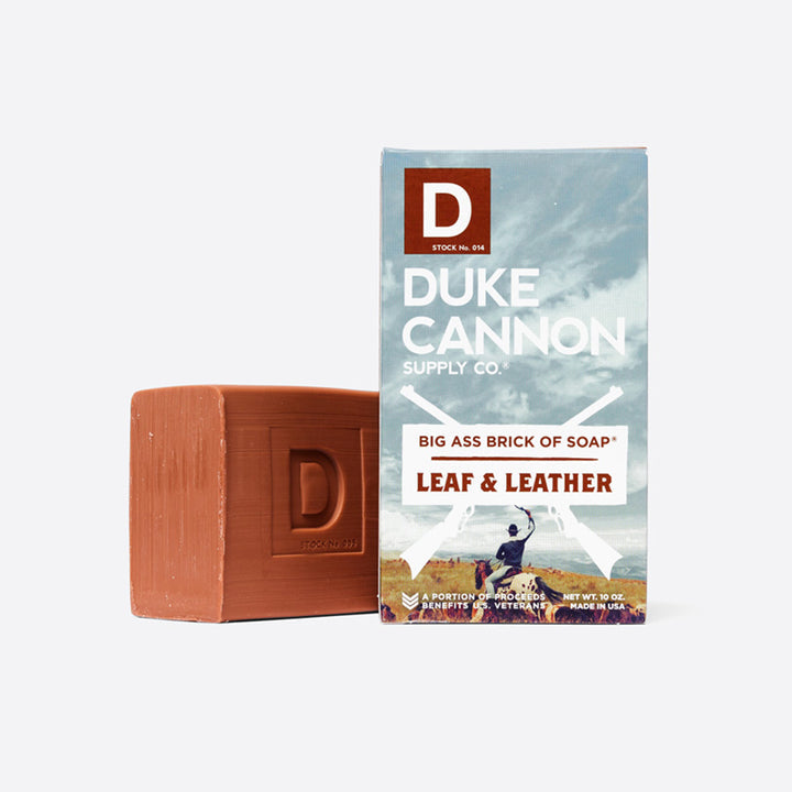 DUKE CANNON LEAF AND LEATHER SOAP
