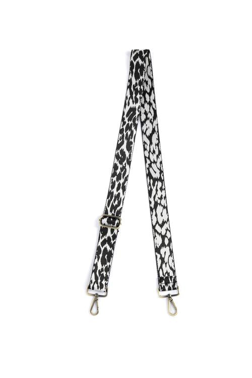 GUITAR STRAP/BLK&WHITE PATTERN