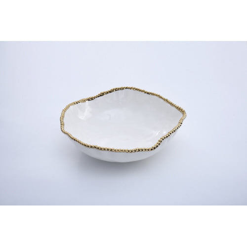 PAMPA BAY OVERSIZED SERVING BOWL/W GOLD